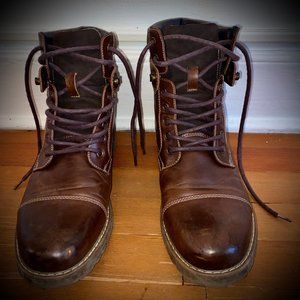 Leather Combat Boots size11